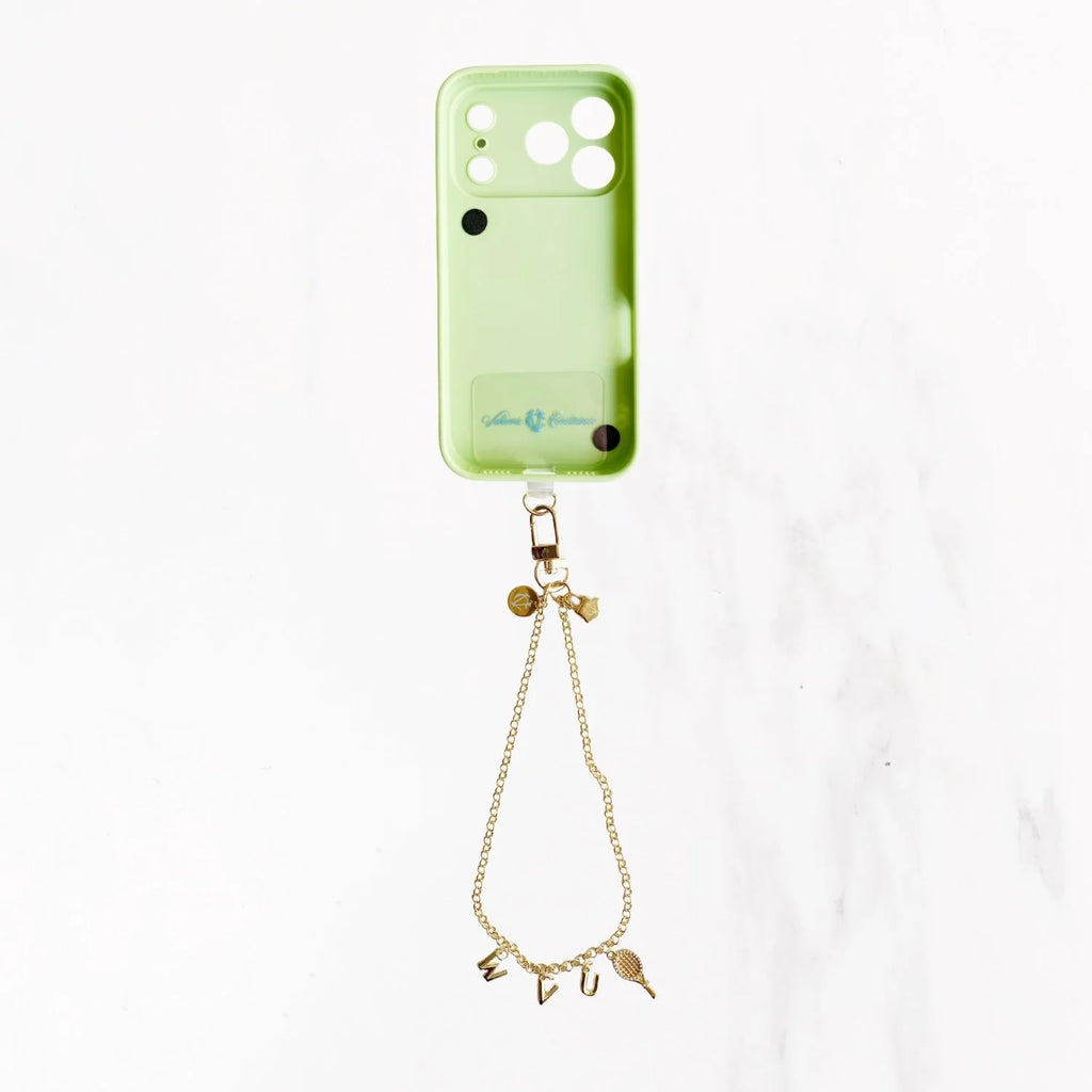 iPhone 17 Series Charm Handle Grip Case - Verdelle Green
