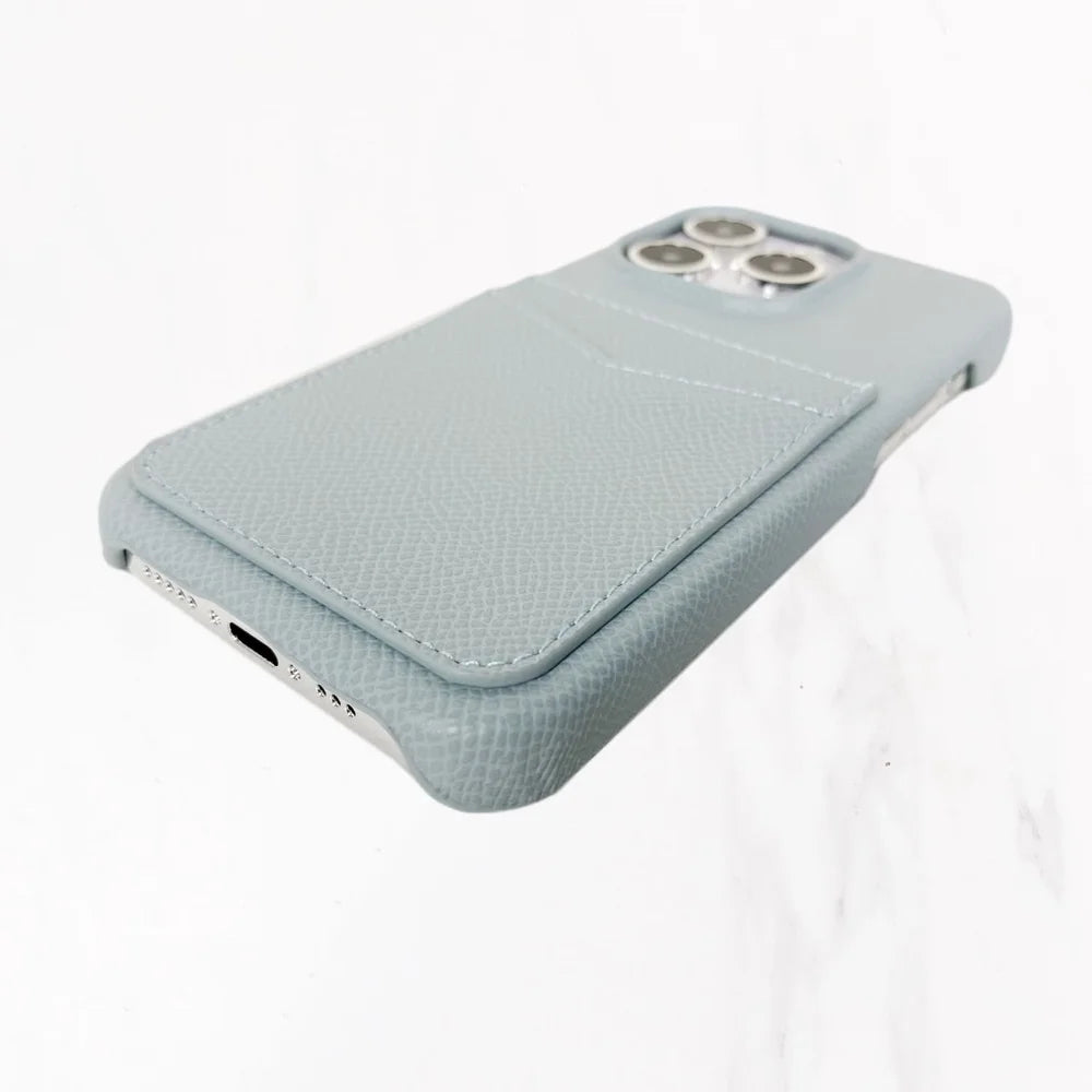 iPhone 16 Series Jetsetter Double Pocket Case - Pale Blue