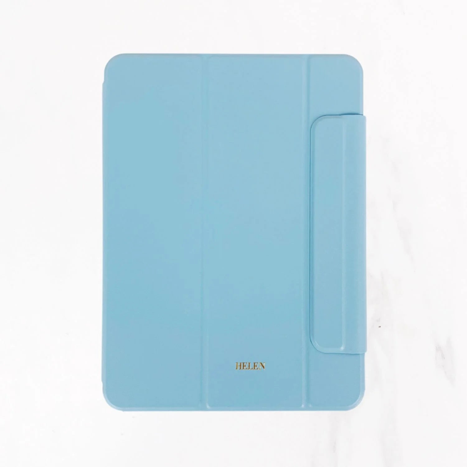iPad Series - Calligraphy Leather Case - Blue