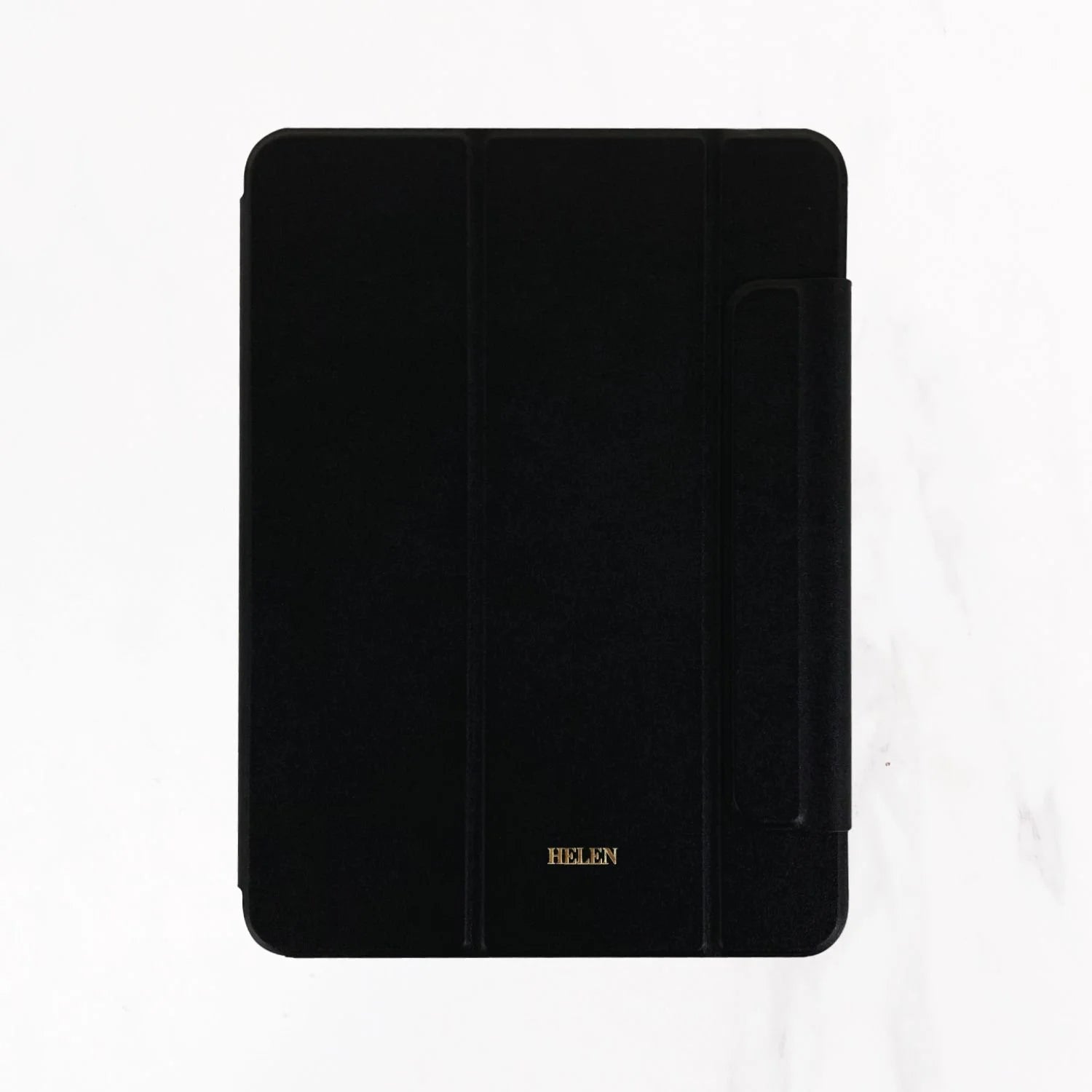 iPad Series - Calligraphy Leather Case - Black