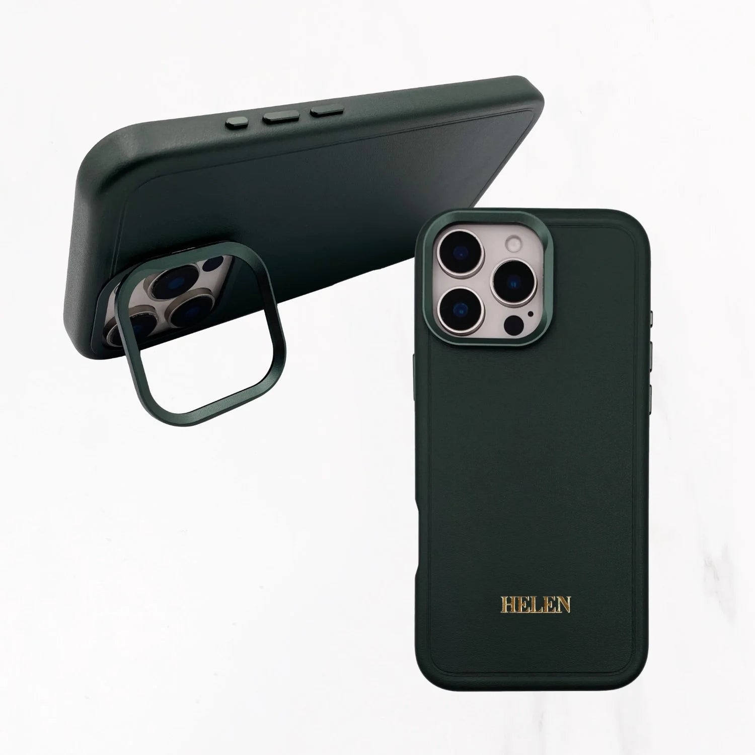 iPhone 16 Series Couture Stand Case with MagSafe - Dark Green