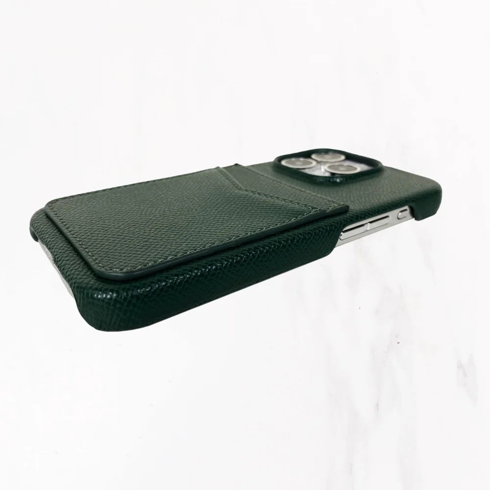iPhone 16 Series Jetsetter Double Pocket Case - Dark Green