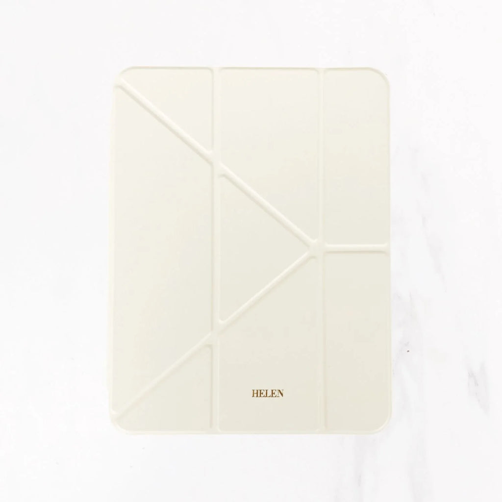iPad Series - Origami Leather Case - Dahlia White
