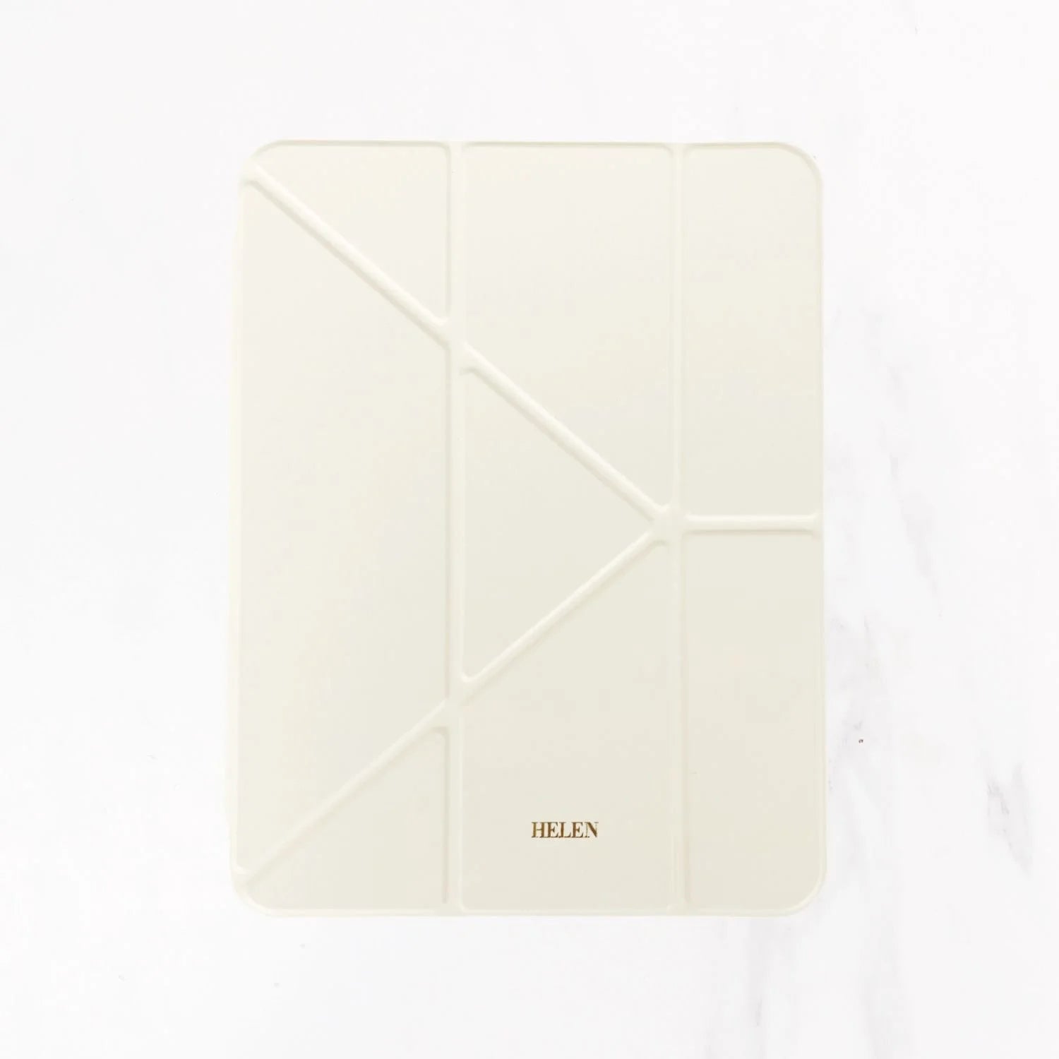 iPad Series - Origami Leather Case - Dahlia White
