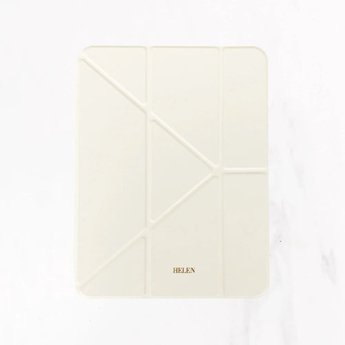 iPad Series - Origami Leather Case - Dahlia White