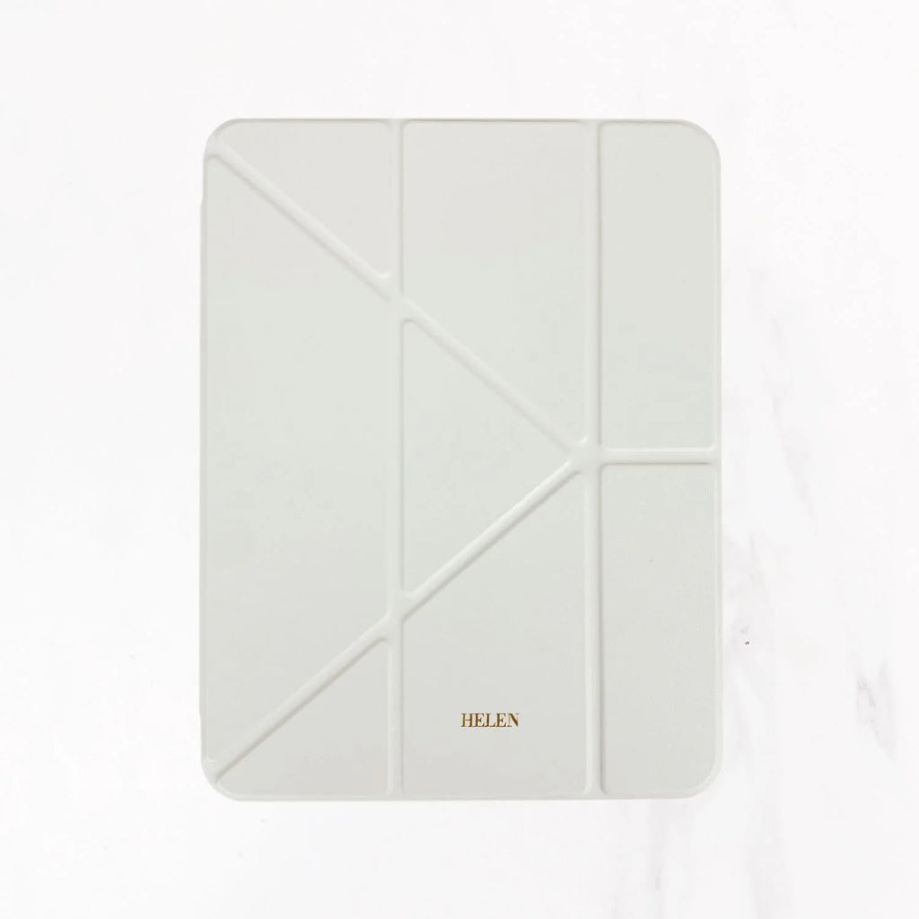 iPad Series - Origami Leather Case - Grey
