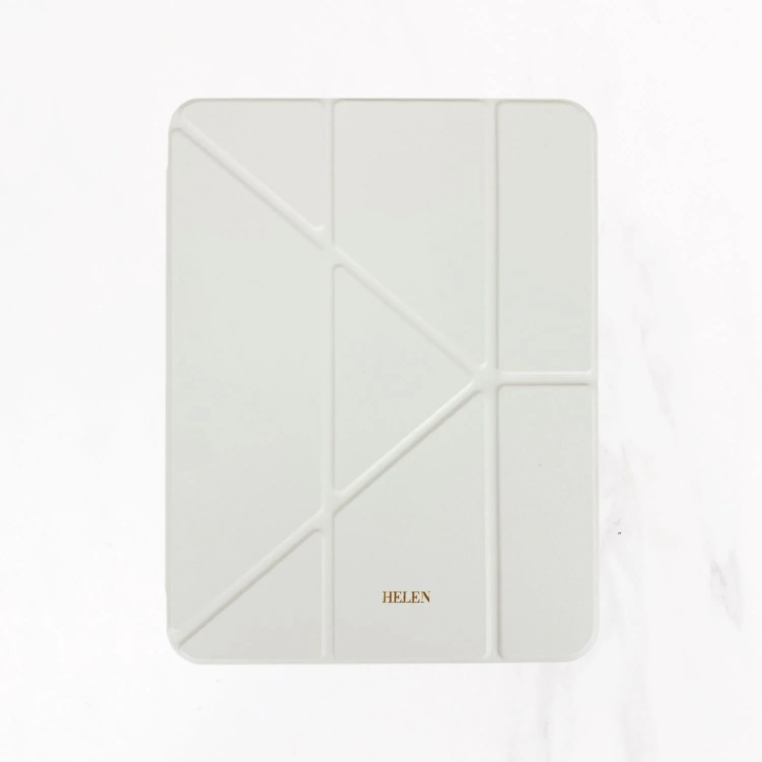 iPad Series - Origami Leather Case - Grey