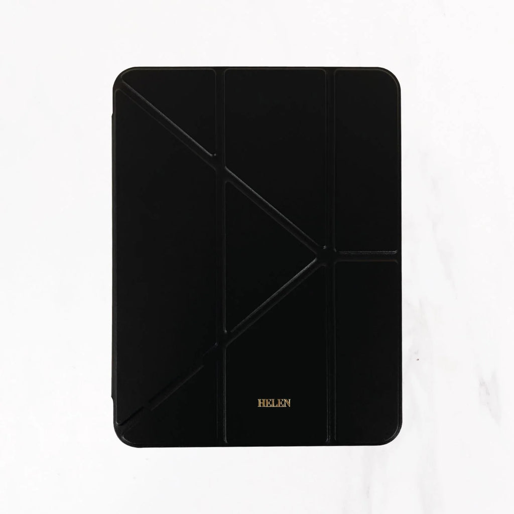 iPad Series - Origami Leather Case - Black