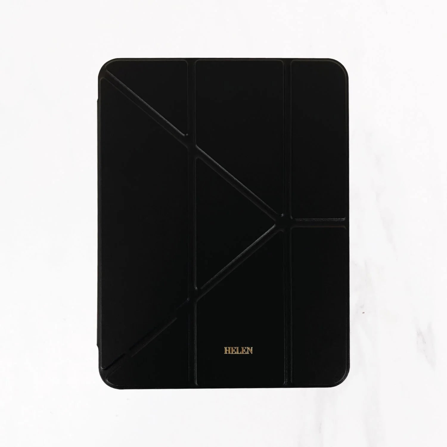 iPad Series - Origami Leather Case - Black