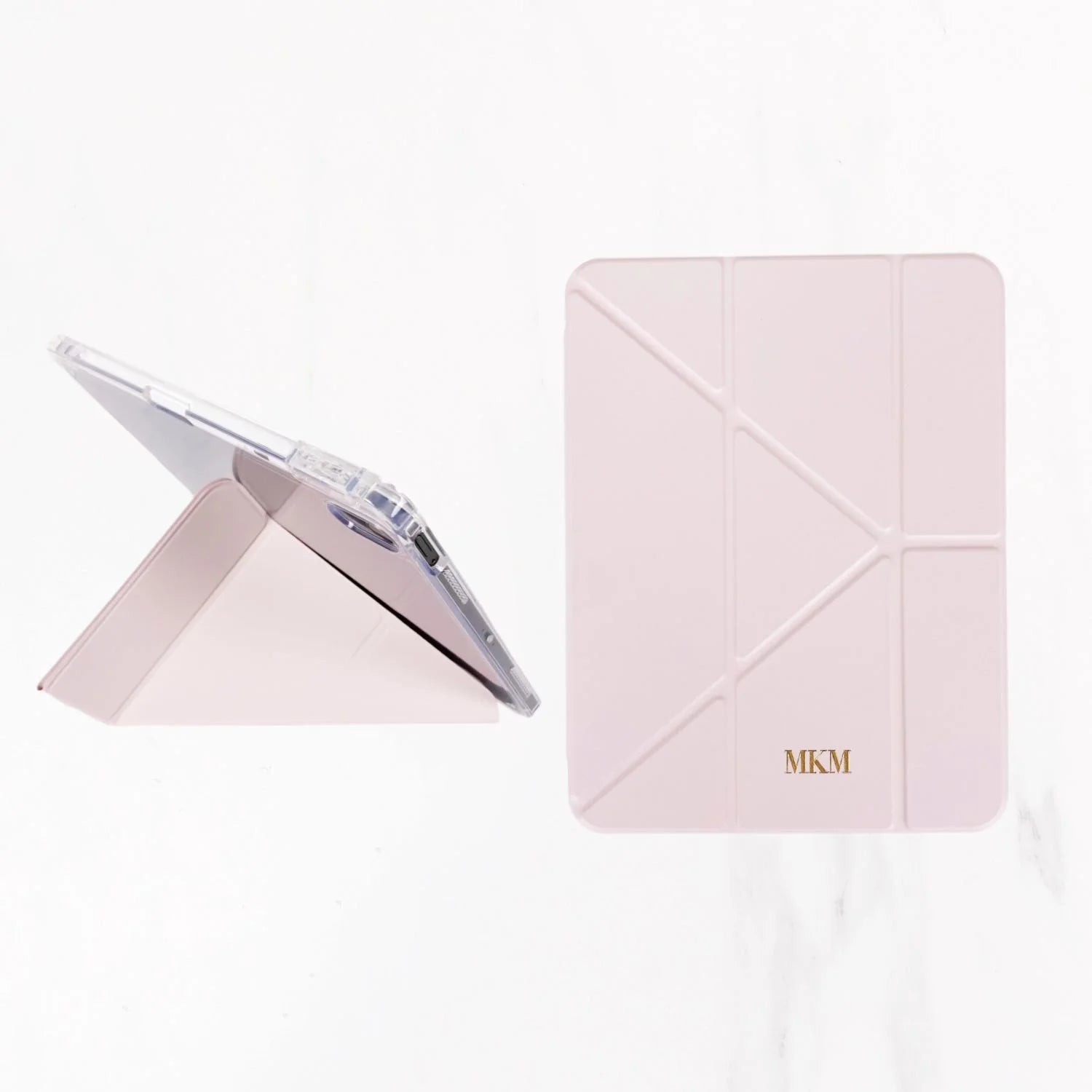 iPad Series - Origami Leather Case - Misty Rose Pink