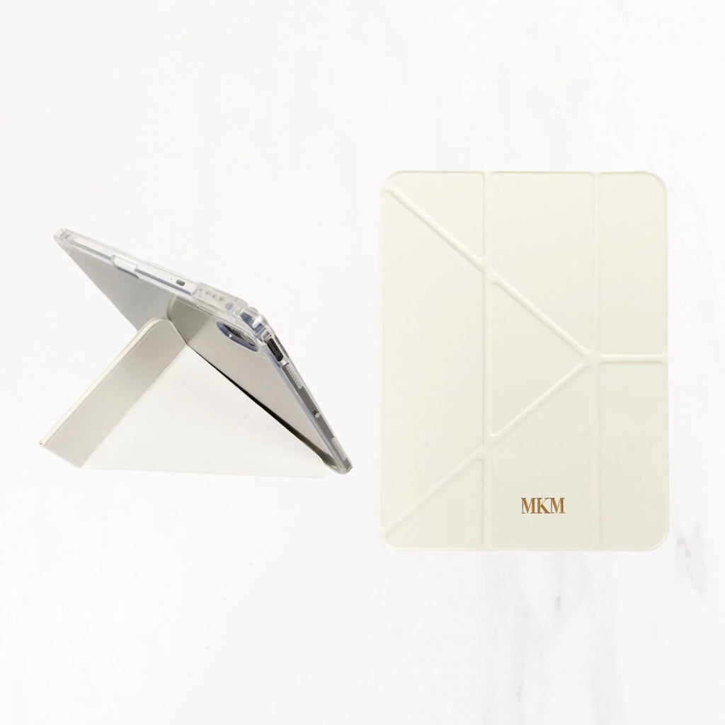 iPad Series - Origami Leather Case - Dahlia White
