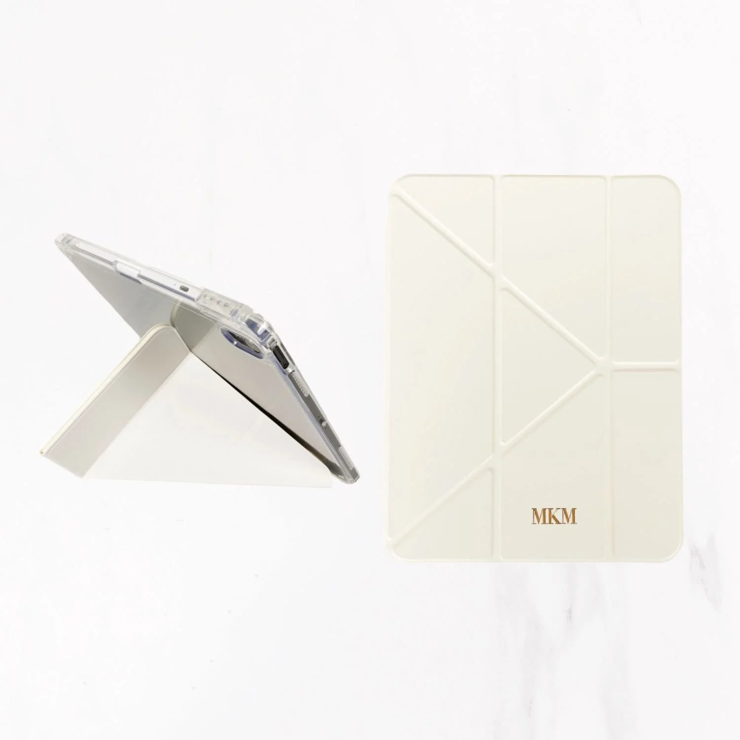 iPad Series - Origami Leather Case - Dahlia White