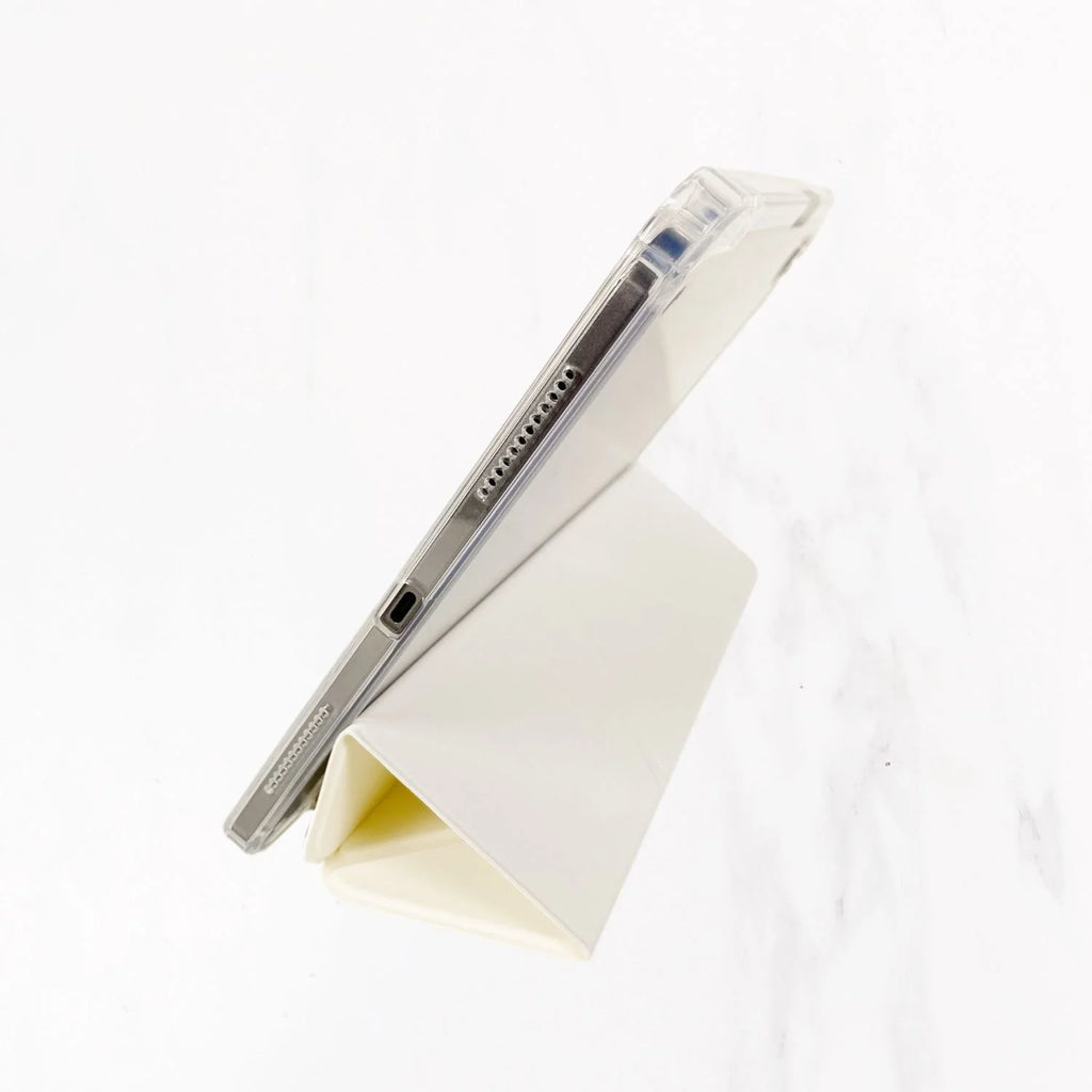 iPad Series - Origami Leather Case - Dahlia White