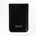 Magsafe Leather Couture Card Holder - Black