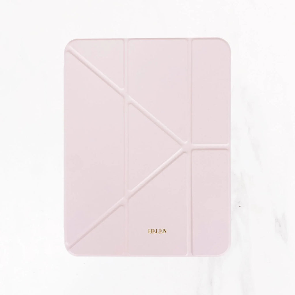 iPad Series - Origami Leather Case - Misty Rose Pink
