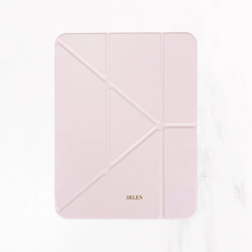 iPad Series - Origami Leather Case - Misty Rose Pink