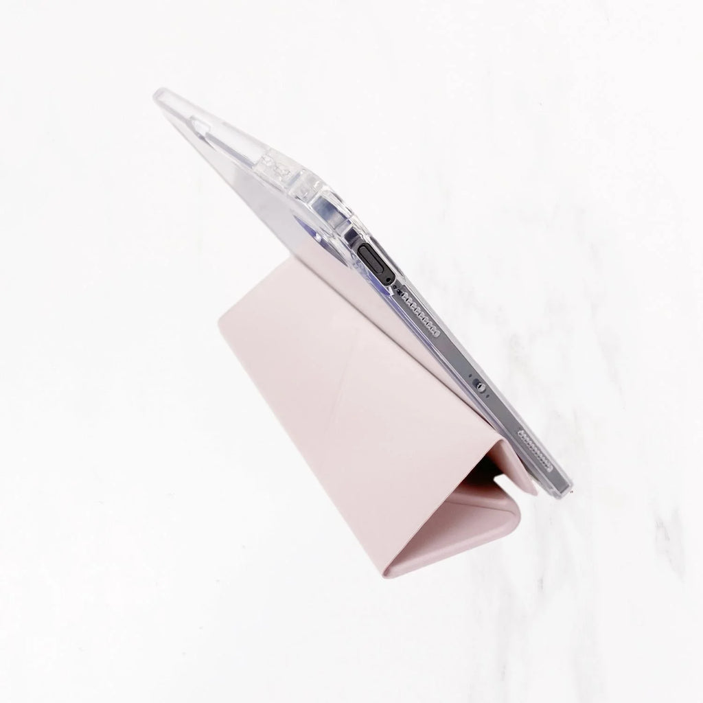 iPad Series - Origami Leather Case - Misty Rose Pink
