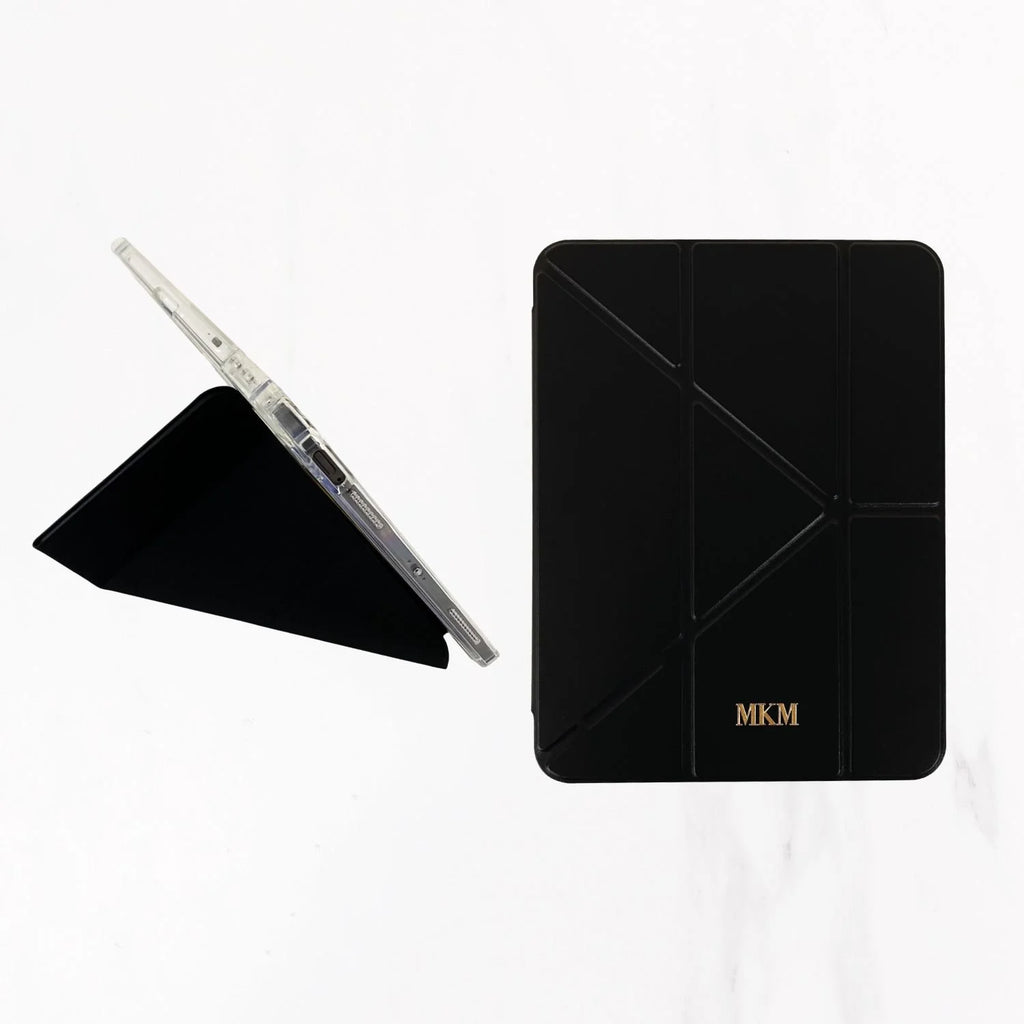 iPad Series - Origami Leather Case - Black