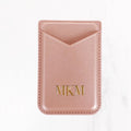 Magsafe Leather Couture Card Holder - Starlight Pink