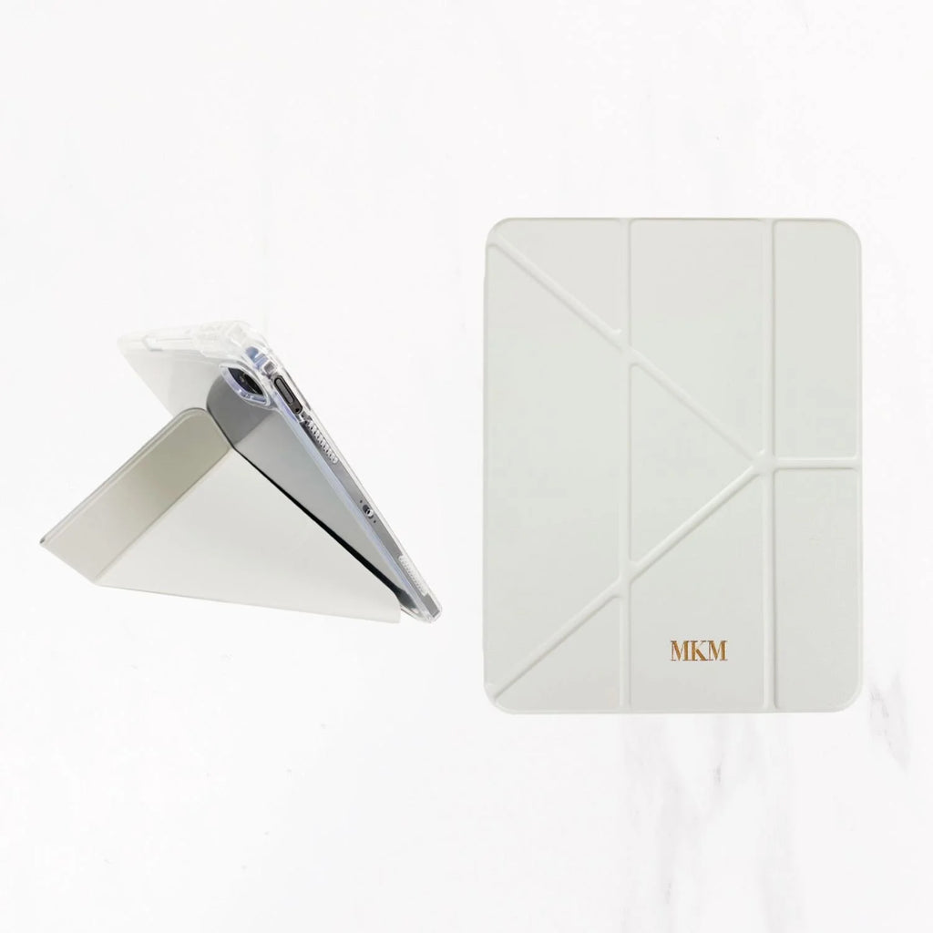 iPad Series - Origami Leather Case - Grey