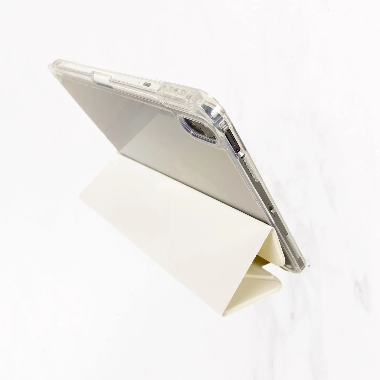 iPad Series - Origami Leather Case - Dahlia White