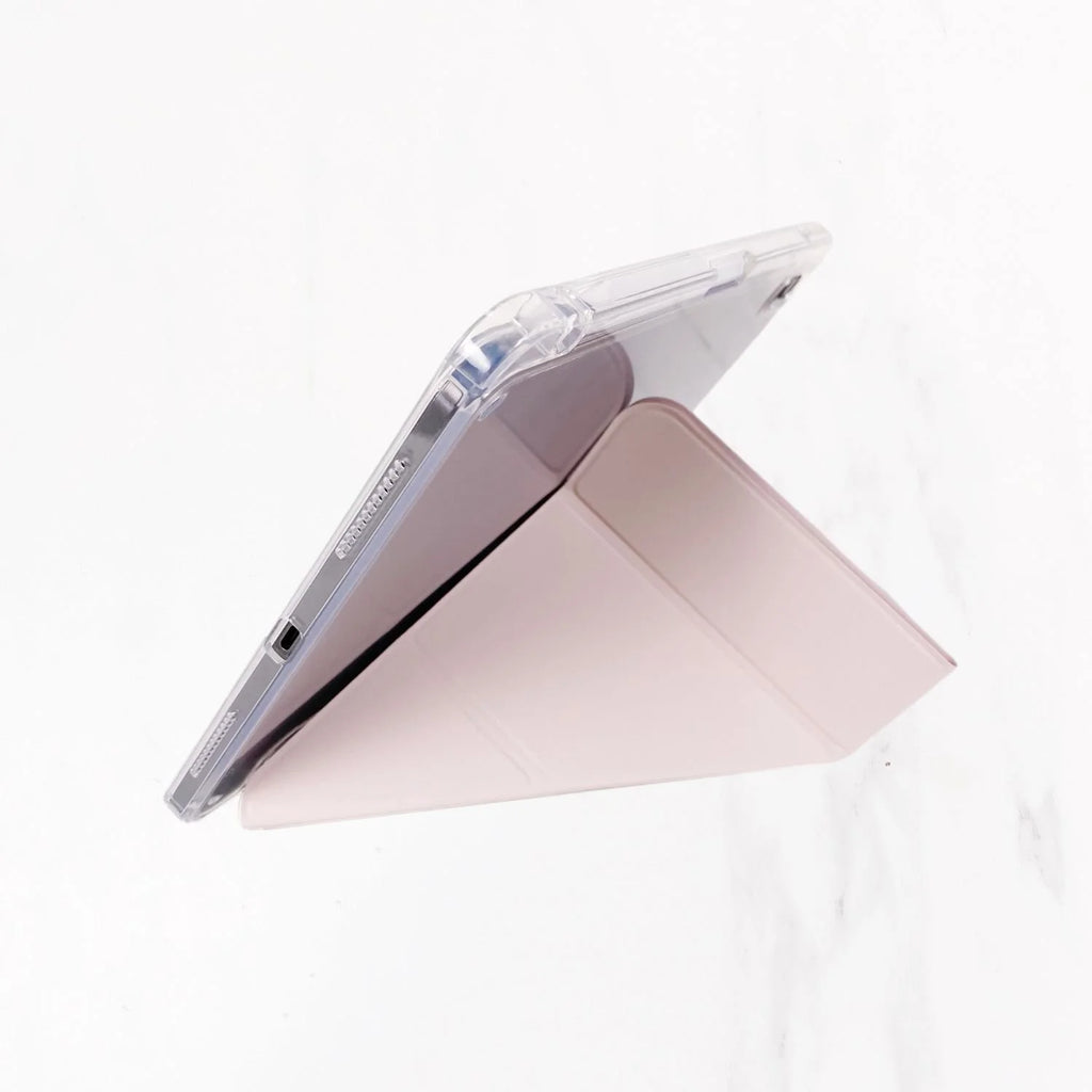 iPad Series - Origami Leather Case - Misty Rose Pink