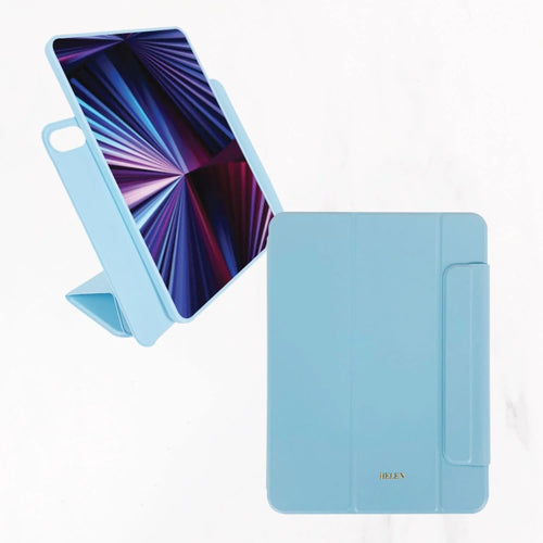 iPad Series - Calligraphy Leather Case - Blue