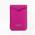 Magsafe Leather Couture Card Holder - Rose Pink