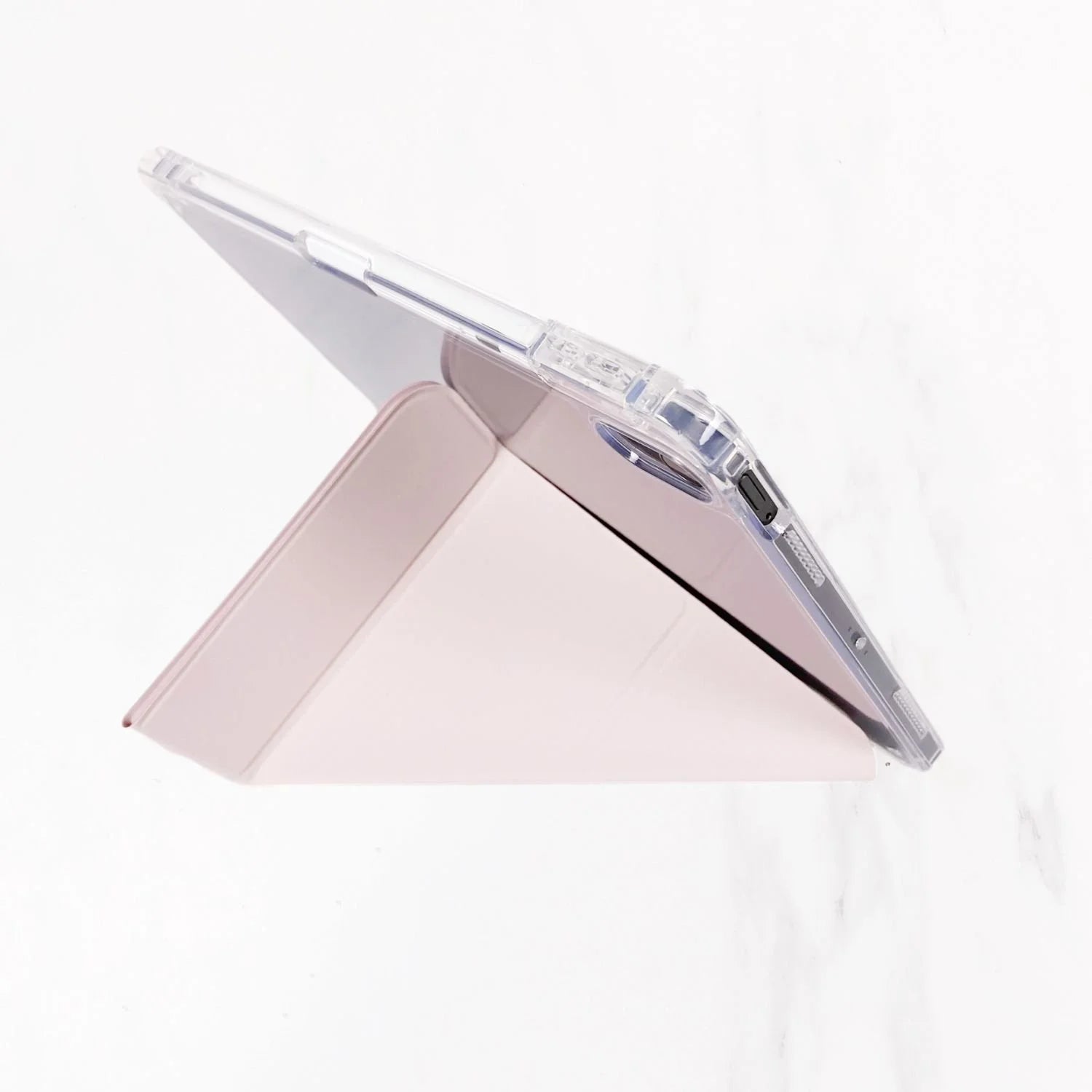 iPad Series - Origami Leather Case - Misty Rose Pink
