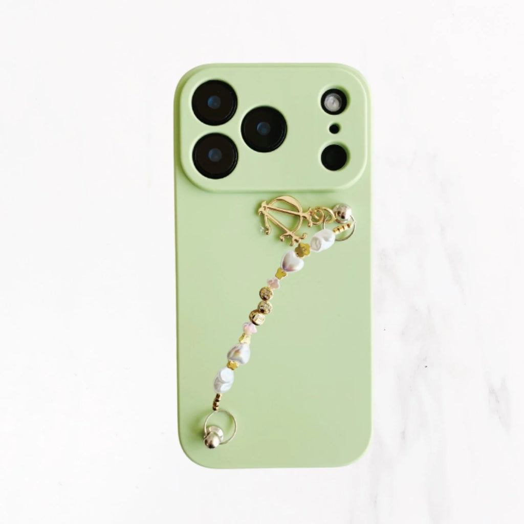 iPhone 17 Series Charm Handle Grip Case - Verdelle Green