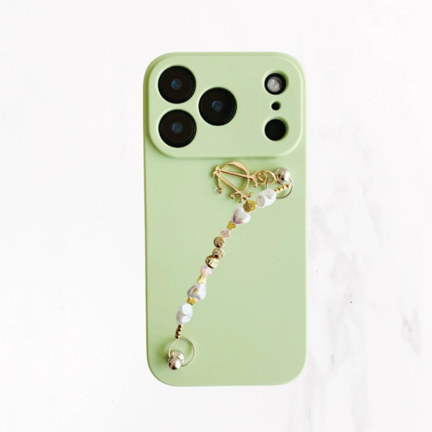 iPhone 17 Series Charm Handle Grip Case - Verdelle Green