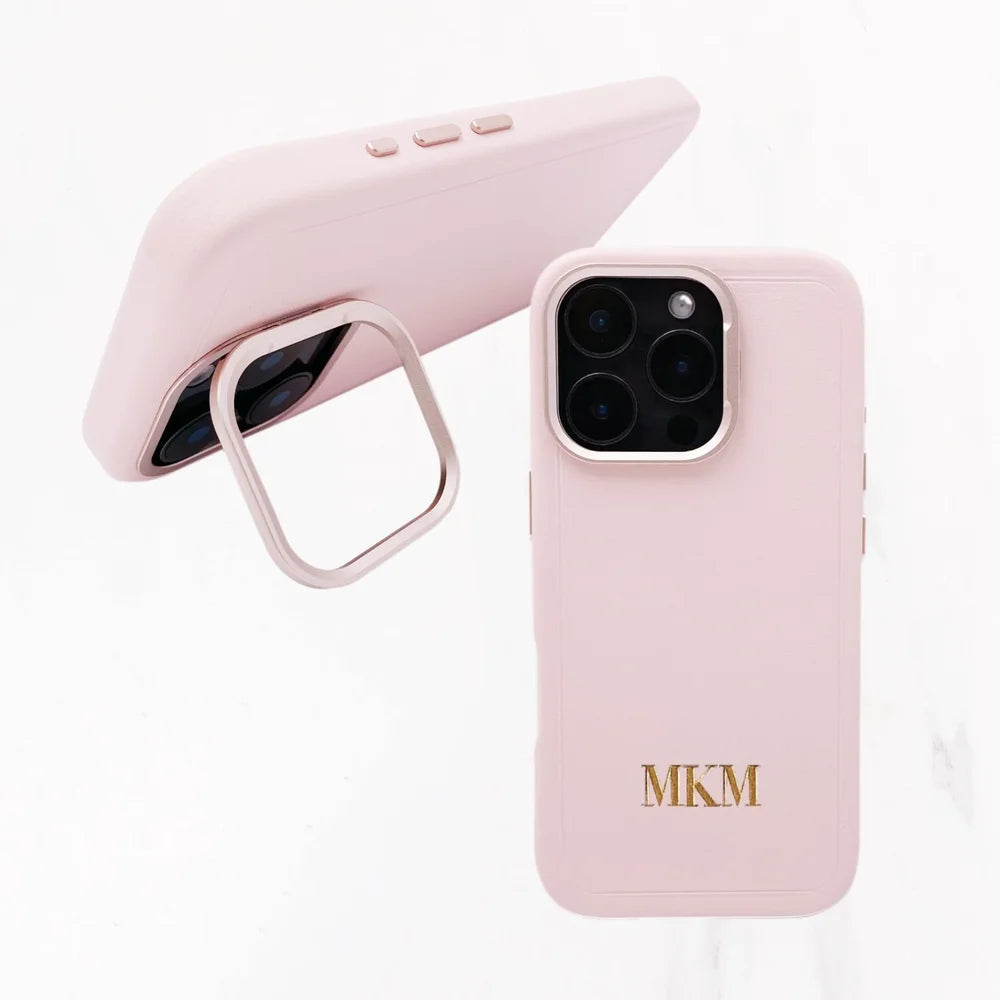 iPhone 16 Series Couture Stand Case with MagSafe - Misty Rose Pink