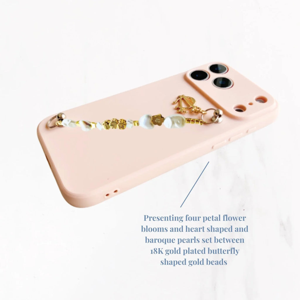 iPhone 17 Series Charm Handle Grip Case - Pink