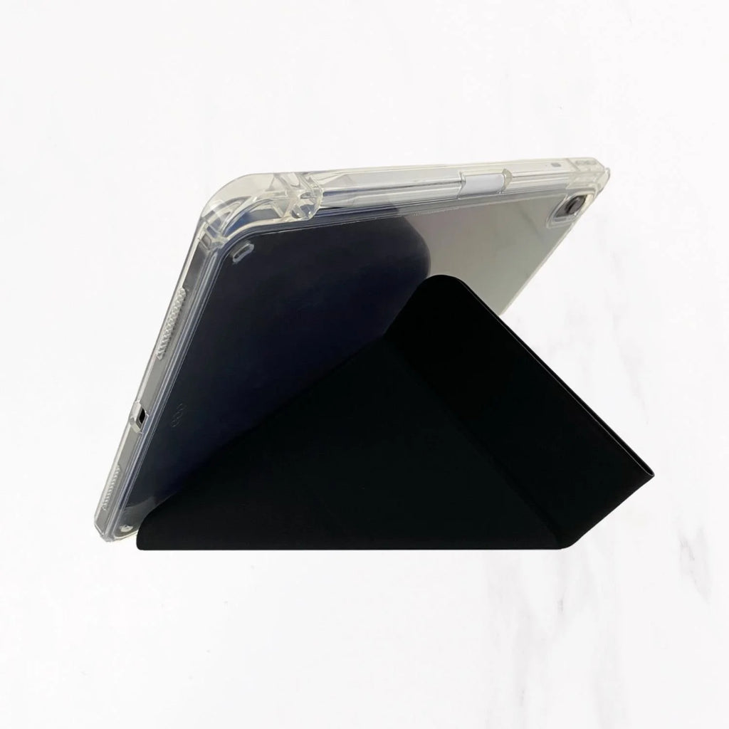 iPad Series - Origami Leather Case - Black