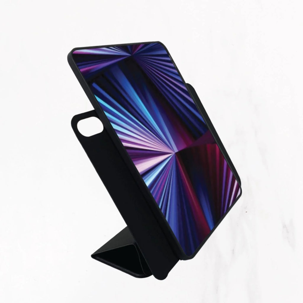 iPad Series - Calligraphy Leather Case - Black