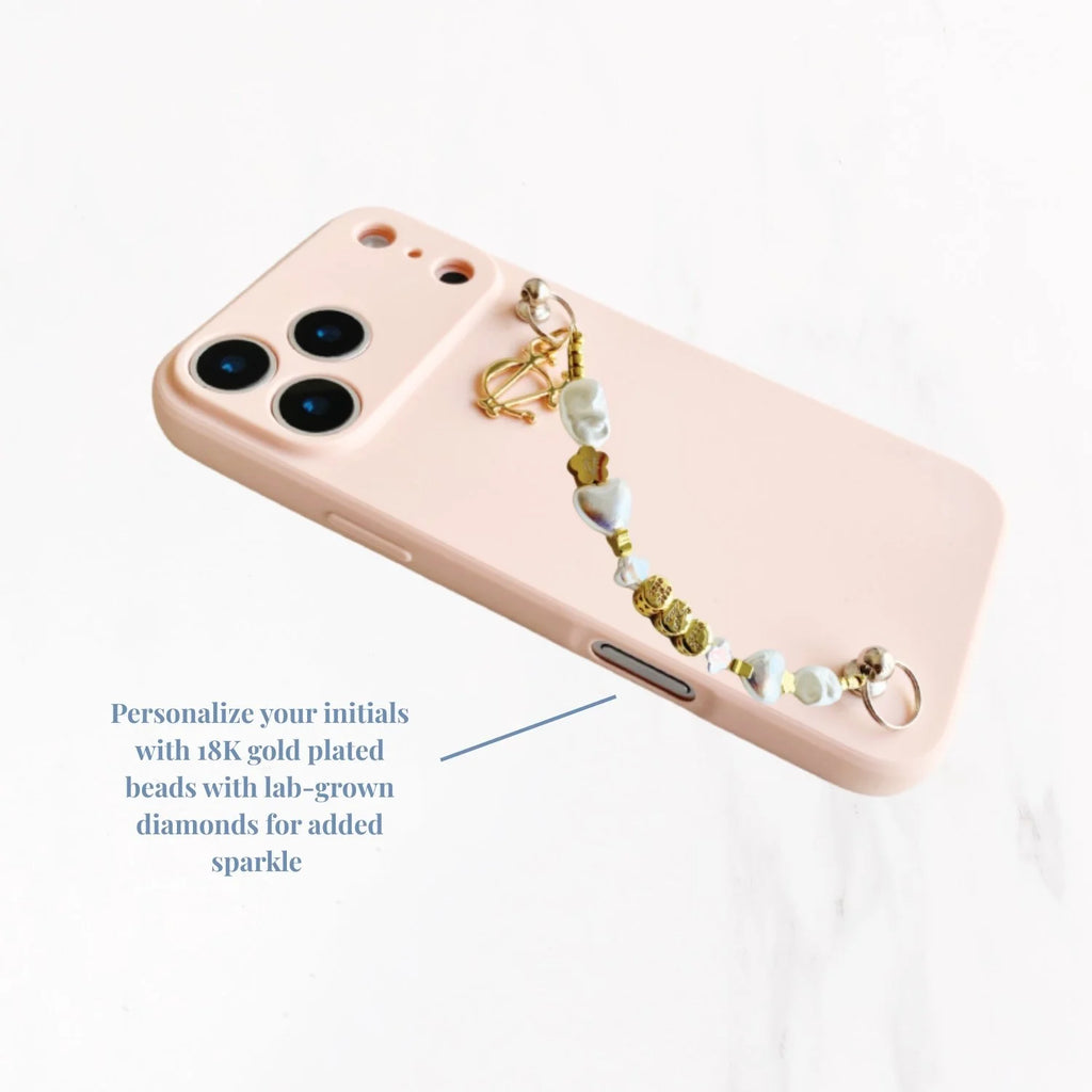 iPhone 17 Series Charm Handle Grip Case - Pink